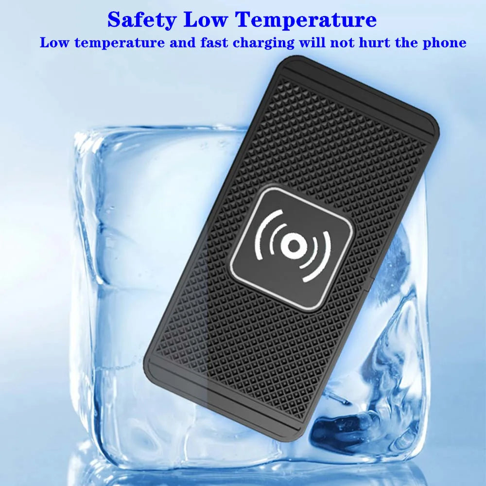 Wireless Car Charger  AutoGrip – Fast Qi Charger With Anti-Slip Silicone